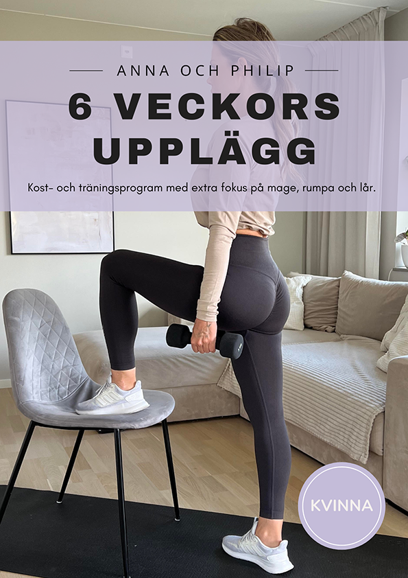 Omslag till 6 veckor – mage, rumpa och lår