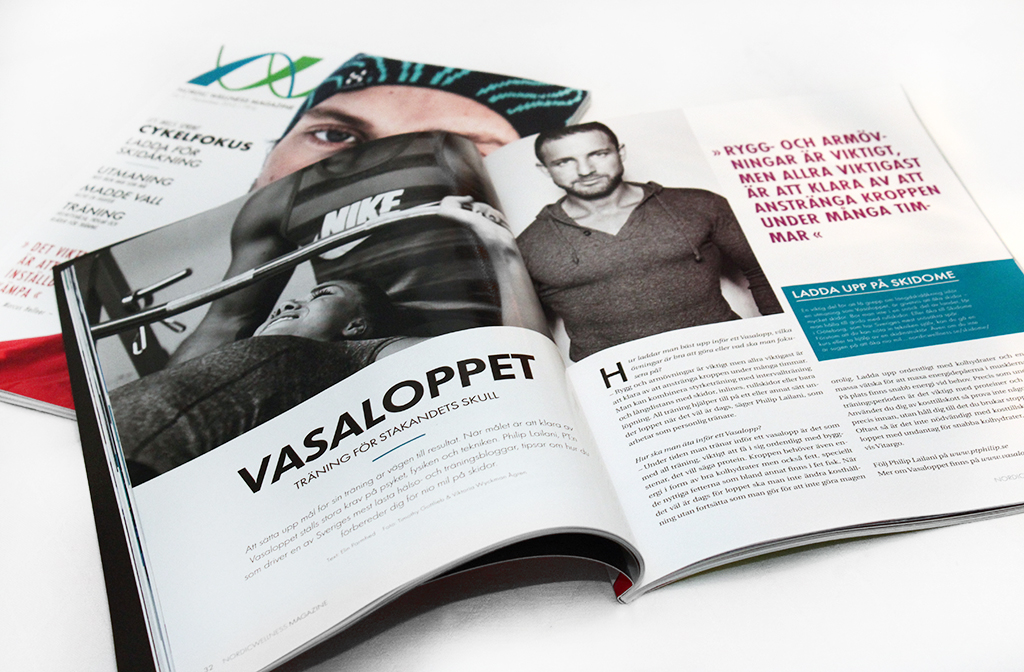 Nordic Wellness Magazine: Philip Lailani om träning inför Vasaloppet